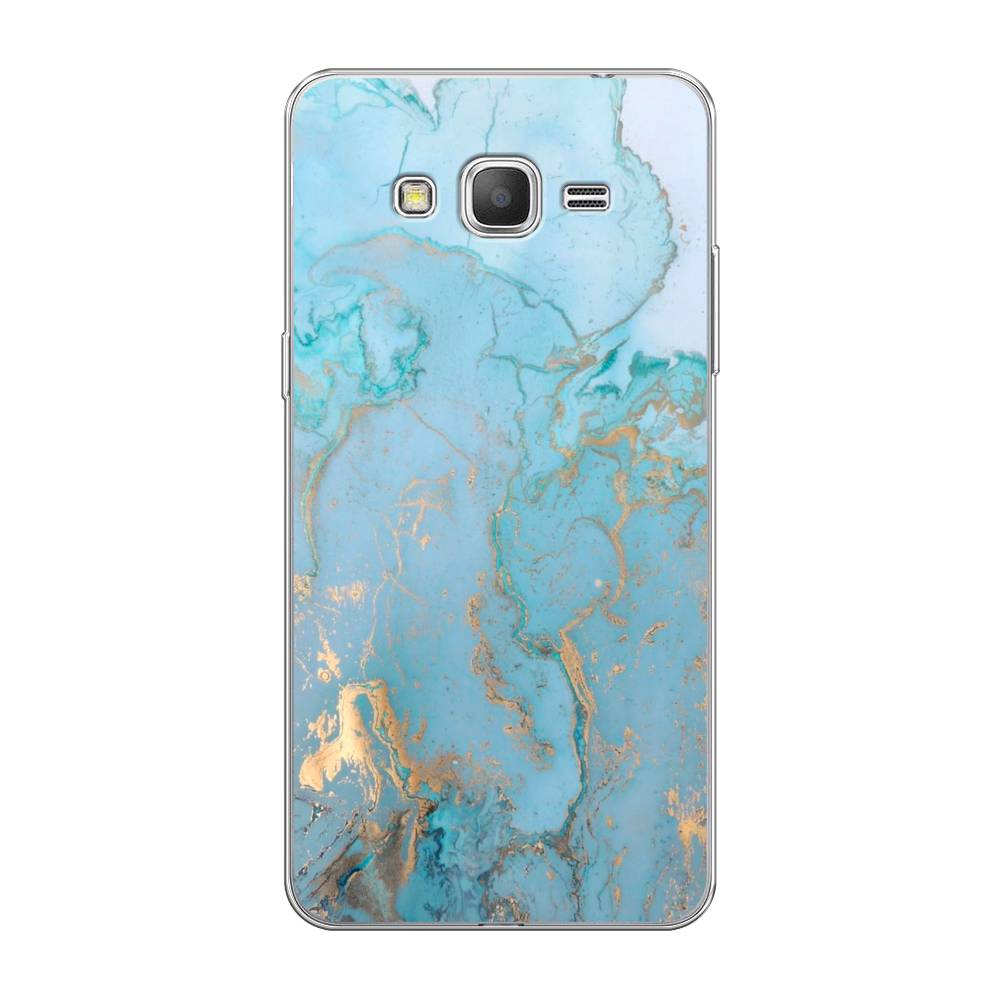 

Чехол Awog на Samsung Galaxy Grand Prime / Самсунг Grand Prime "Голубой мрамор рисунок", 21950-3