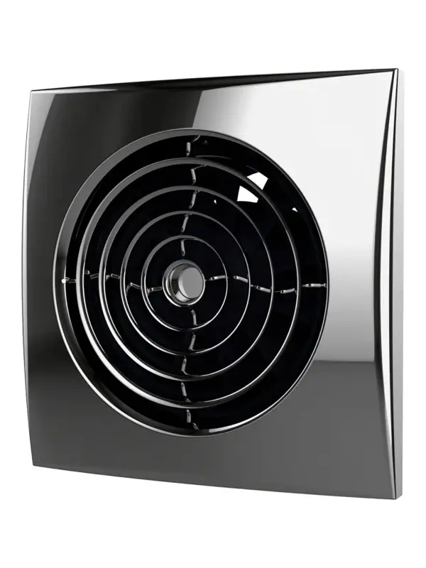 

Бытовой вентилятор ERA AURA 5C Chrome DICITI с обратным клапаном /D125мм, AURA 5C