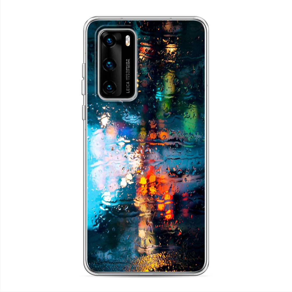 

Чехол Awog на Huawei P40 "Абстракция 28", Голубой, 610850-3