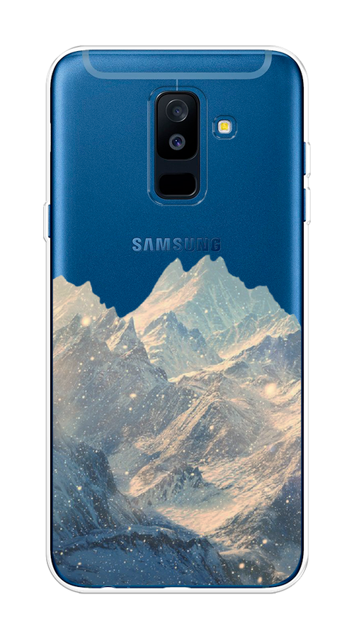 

Чехол Awog на Samsung Galaxy A6 + "Горы арт 2", Серый, 26050-10