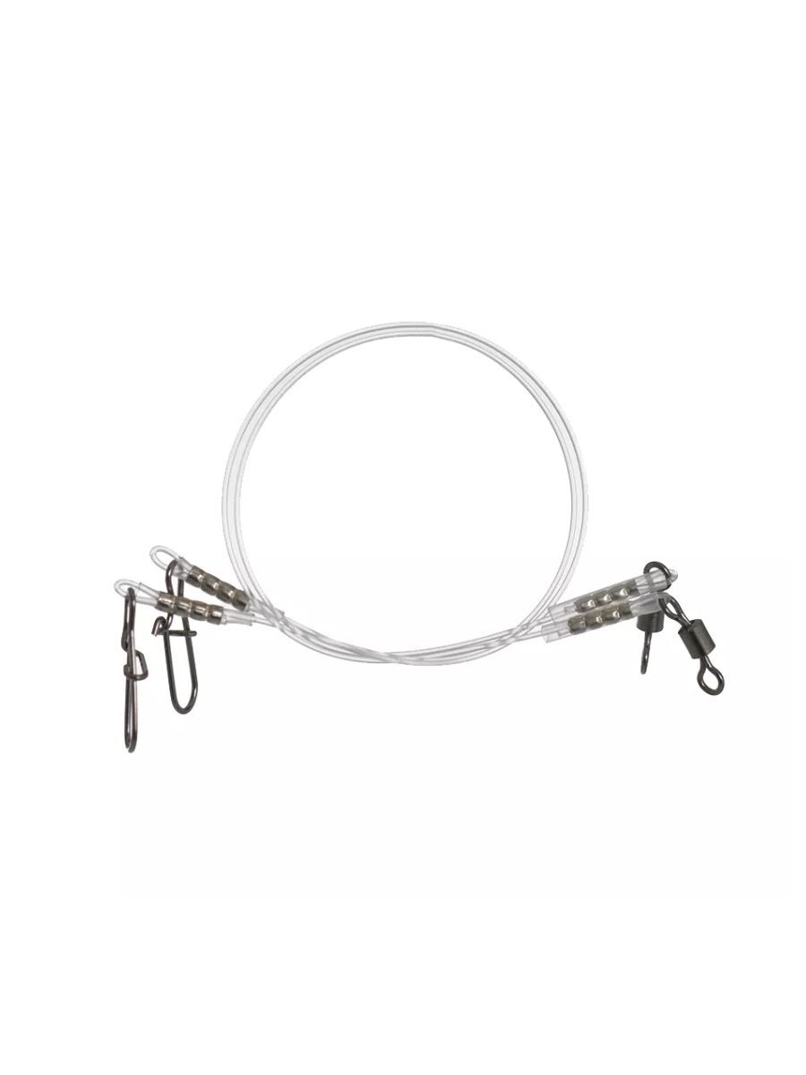 

Рыболовный поводок Ushiwaka 15 см, 8 кг, флюрокарбон, 2 шт., Прозрачный, Fluorocarbon