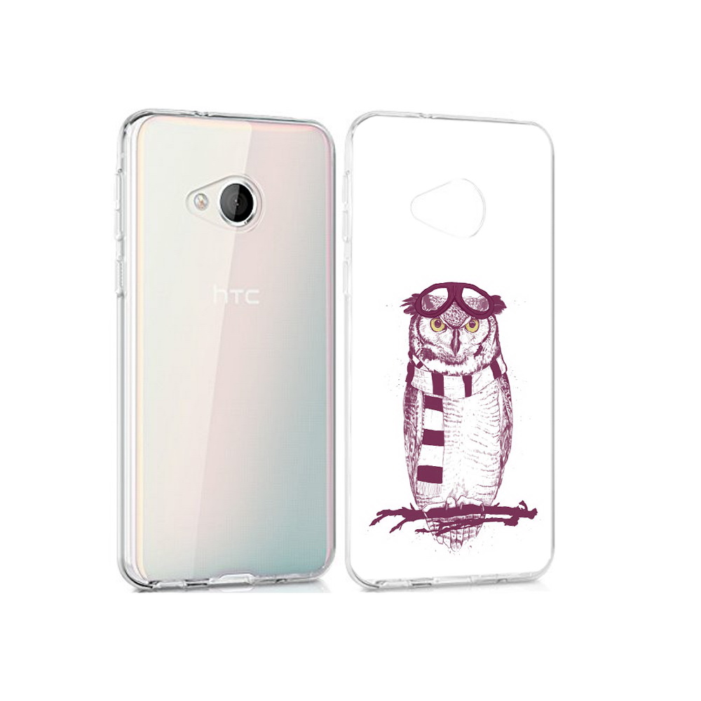 

Чехол MyPads Tocco для HTC U Play сова-летчик, Прозрачный, Tocco