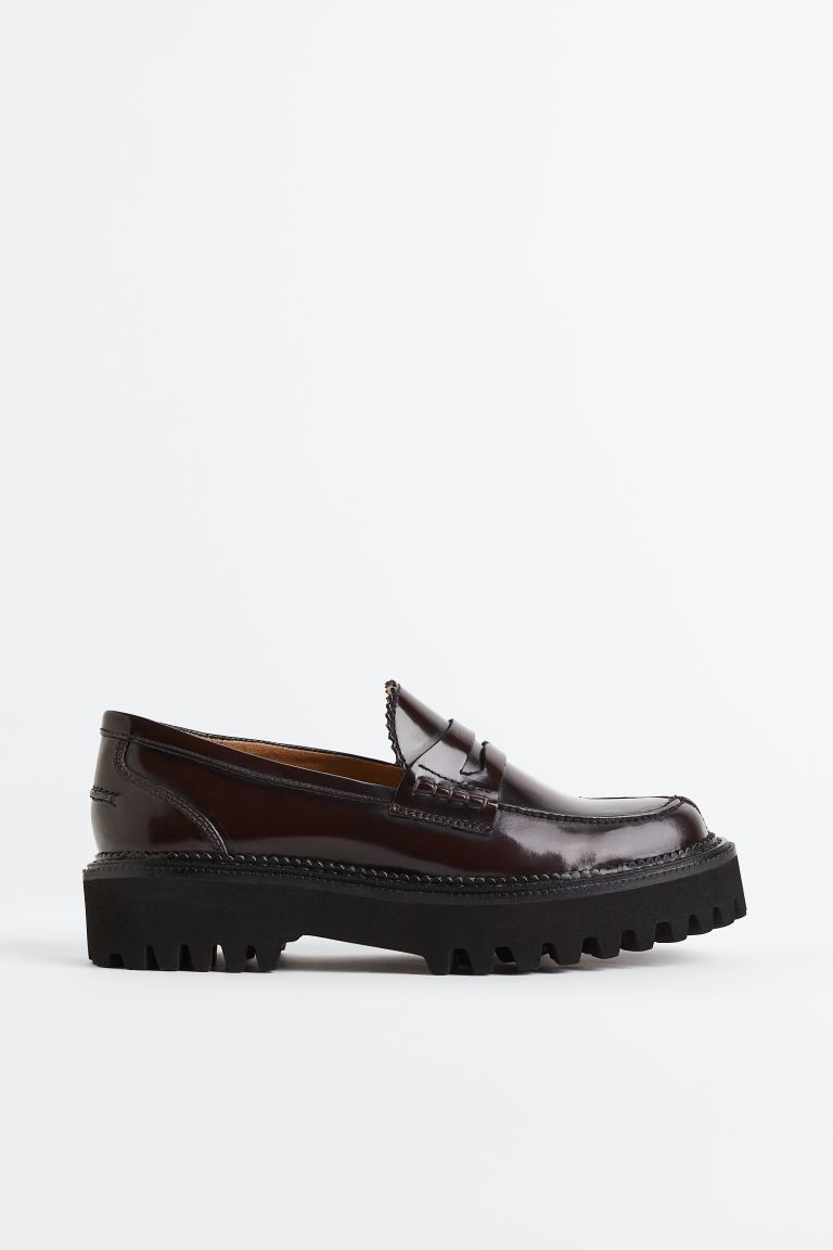 

Лоферы женские H&M 1078479 коричневые 35 EU (доставка из-за рубежа), 1078479