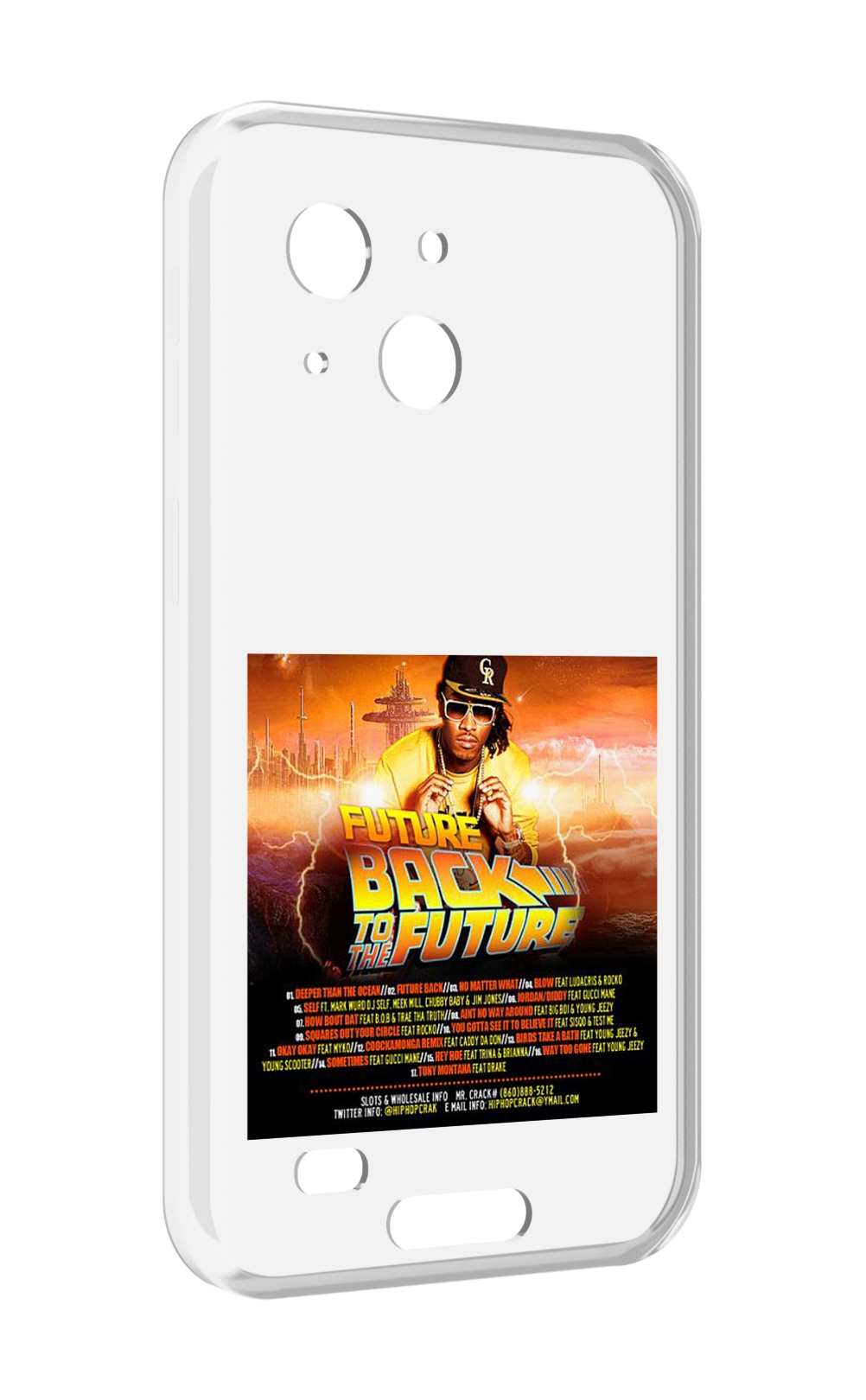 

Чехол MyPads Future - Back To The Future для Oukitel WP20 / WP20 Pro, Прозрачный, Tocco
