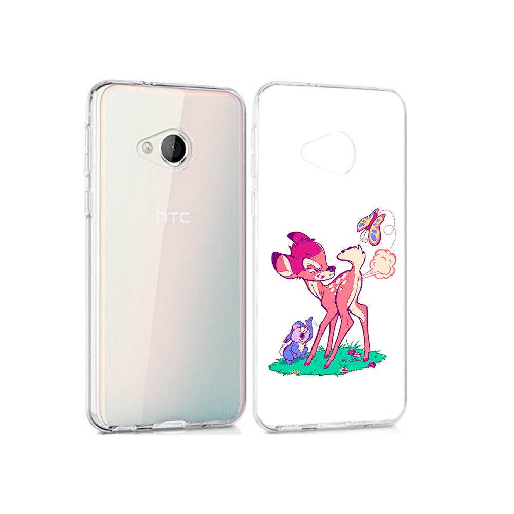

Чехол MyPads Tocco для HTC U Play смешной олененок, Прозрачный, Tocco