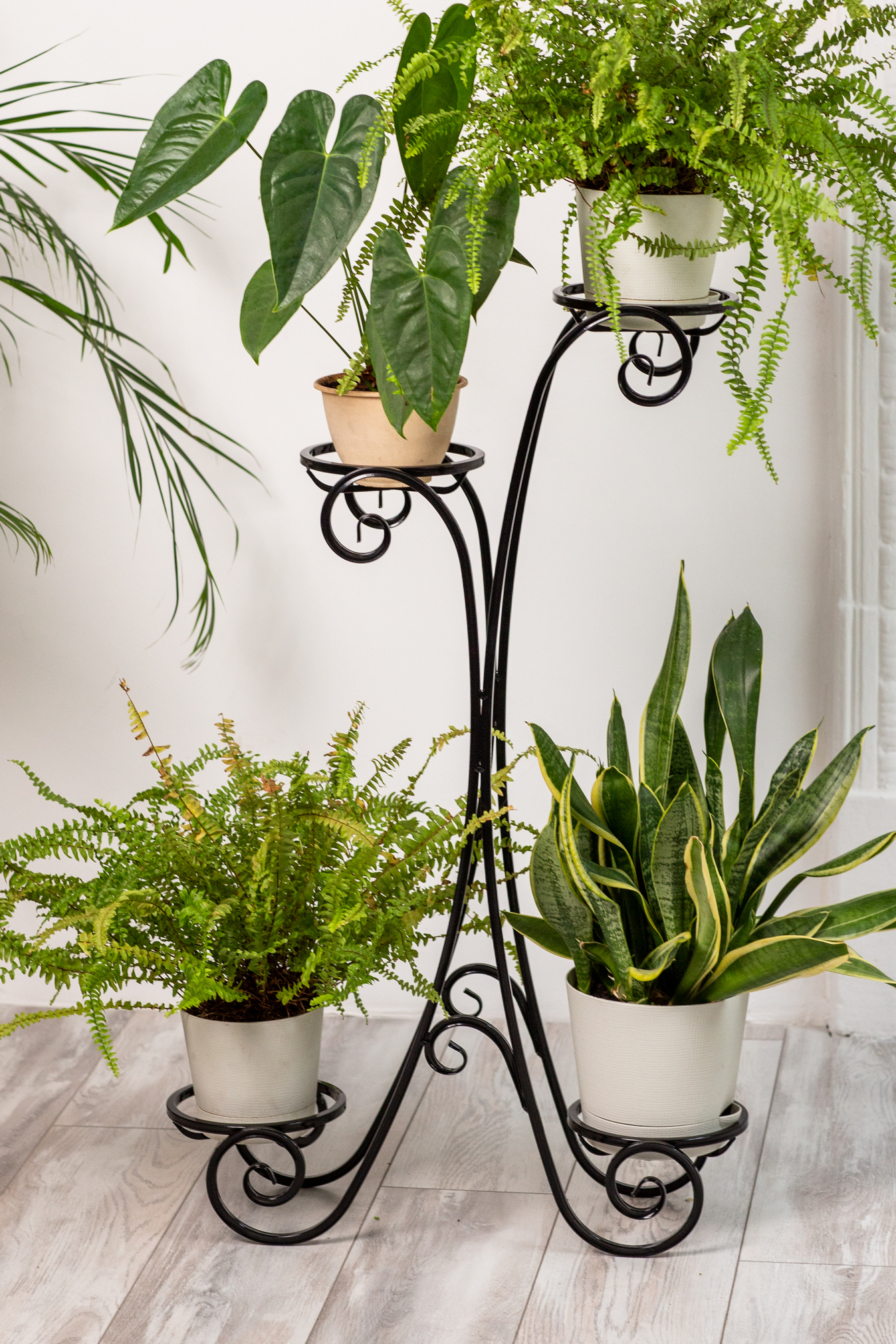 Подставка для цветов Beurs Подставка для цветов на 4 горшка ПЦ4-медь1