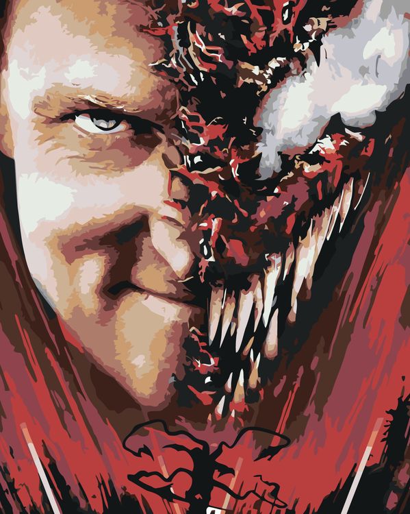 

Картина по номерам «Веном: Карнаж - Вуди Харрельсон» venom-007