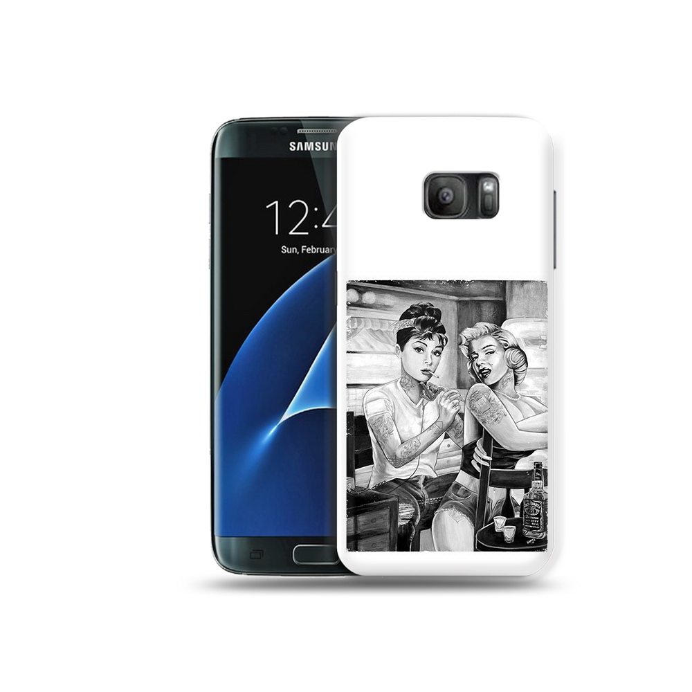 

Чехол MyPads Tocco для Samsung Galaxy S7 тату мастер, Прозрачный, Tocco
