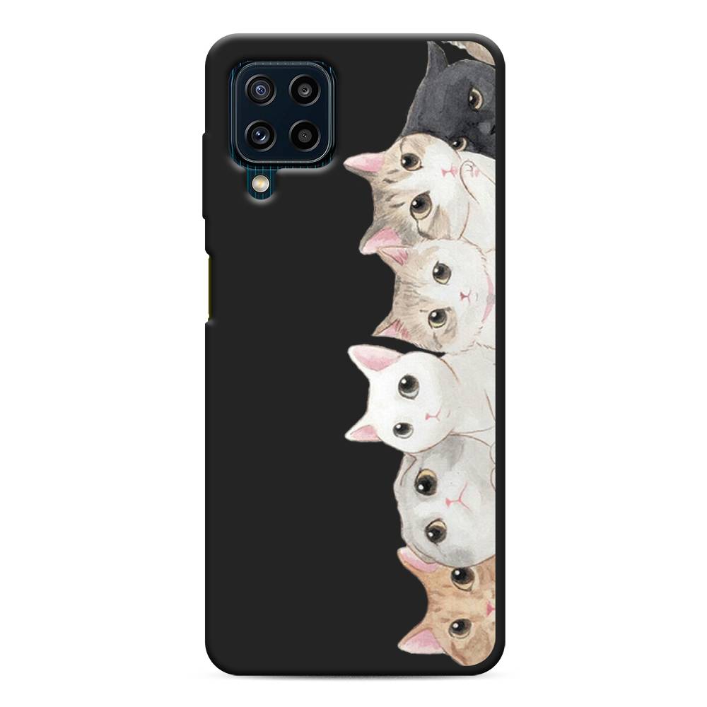 

Матовый силиконовый чехол "Котики" на Samsung Galaxy M32, Котики
