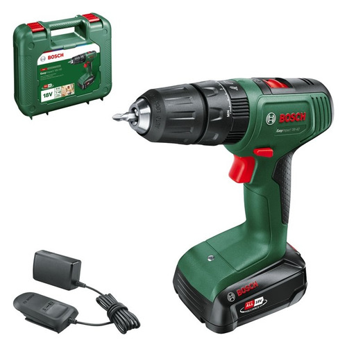 

Ударная дрель-шуруповерт Bosch EasyImpact 18V-40 (1x 1,5Ah) + AL18V-20 1.5Ач, с одним акк