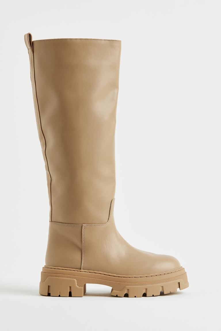 

Сапоги женские H&M 1076691 бежевые 39 RU (доставка из-за рубежа), 1076691