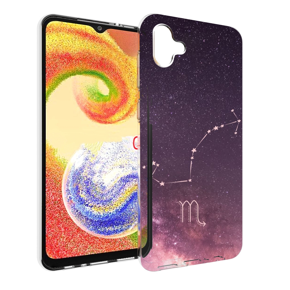 

Чехол MyPads знак зодиака скорпион 4 для Samsung Galaxy A04, Прозрачный, Tocco