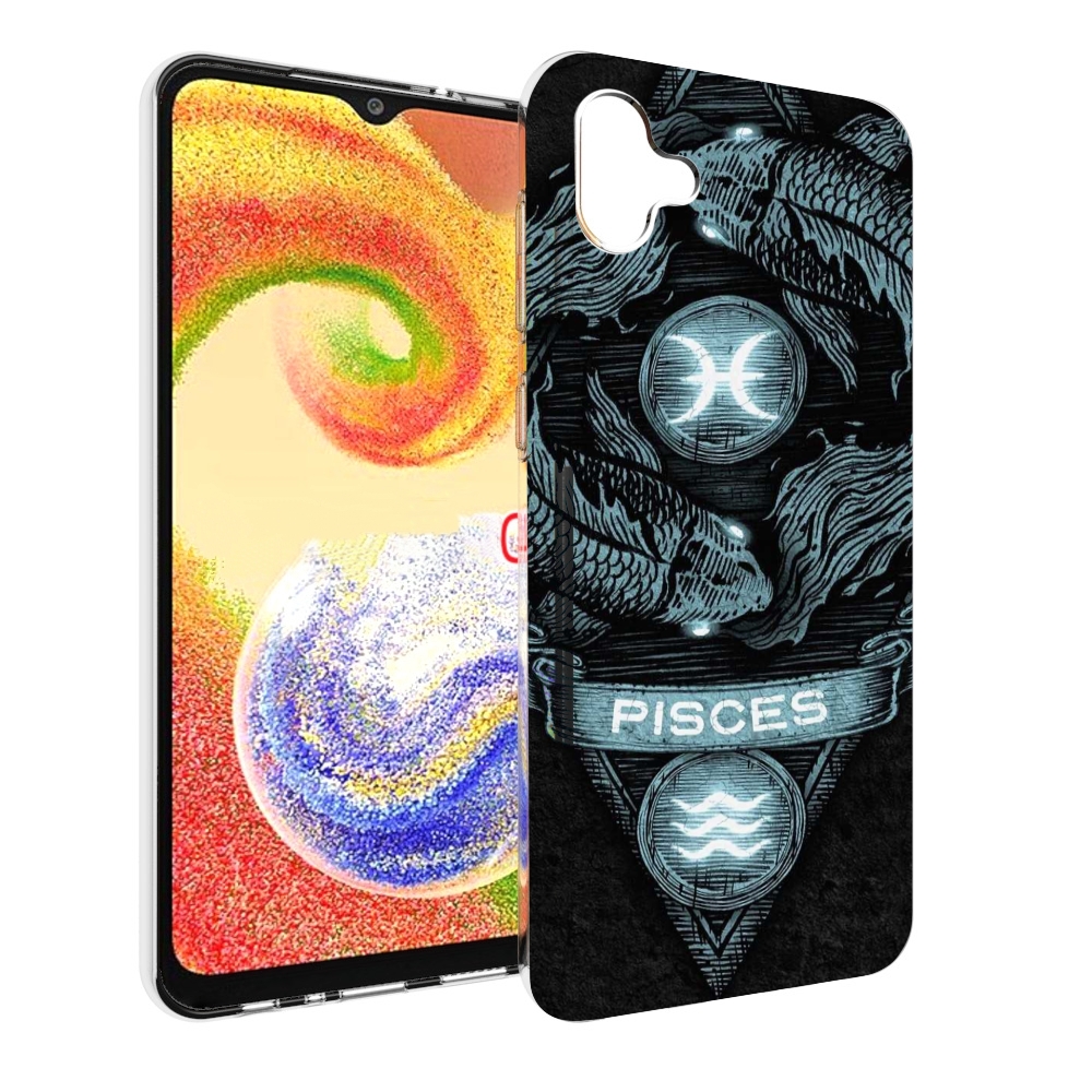 

Чехол MyPads знак зодиака рыбы 4 для Samsung Galaxy A04, Прозрачный, Tocco