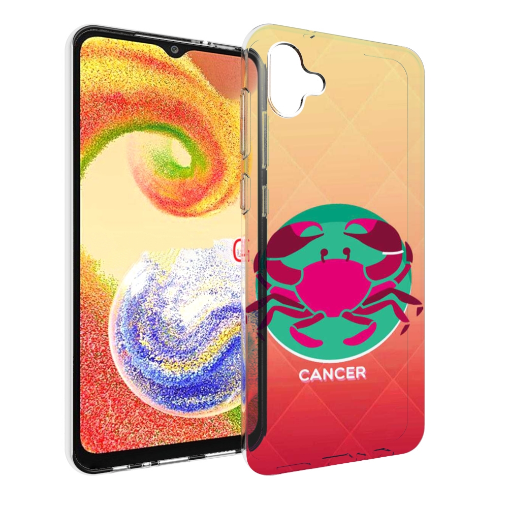 

Чехол MyPads знак зодиака рак 4 для Samsung Galaxy A04, Прозрачный, Tocco