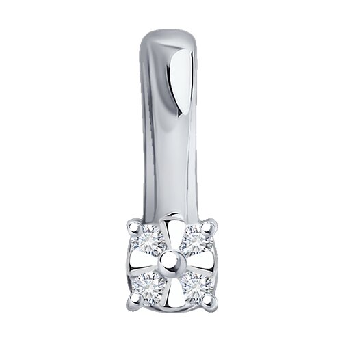 

Кулон из белого золота с бриллиантом SOKOLOV Diamonds 1030922-3, 1030922-3
