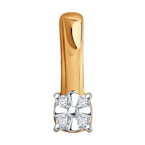 

Кулон из красного золота SOKOLOV Diamonds 1030922, бриллиант, 1030922