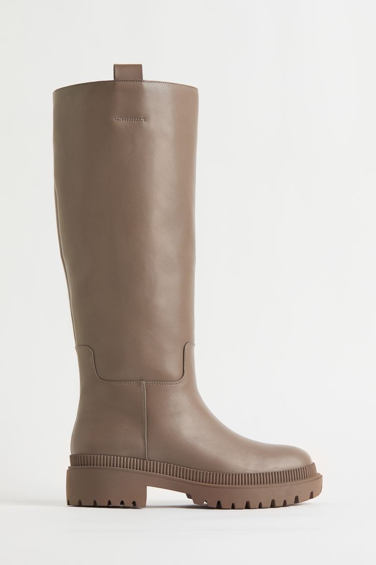 

Сапоги женские H&M 1076389 серые 39 RU (доставка из-за рубежа), 1076389