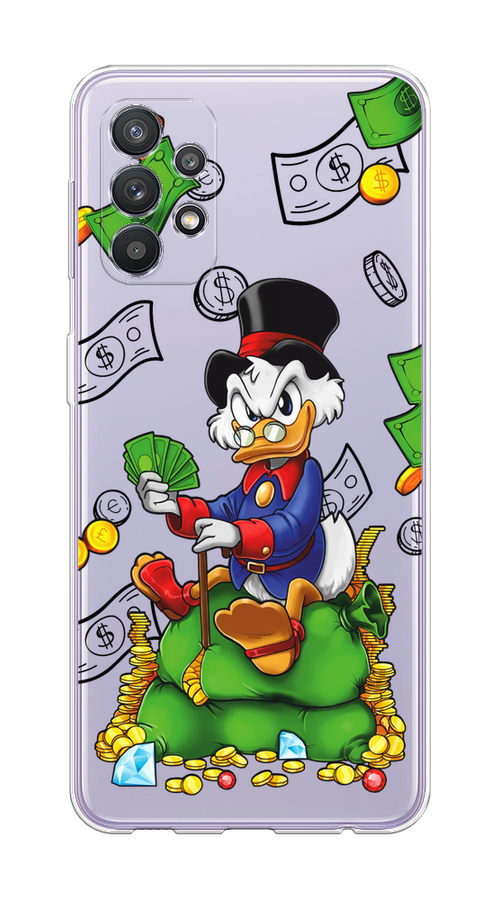 

Чехол на Samsung Galaxy A32 "Scrooge Richness", Черный;синий;зеленый, 2102050-1