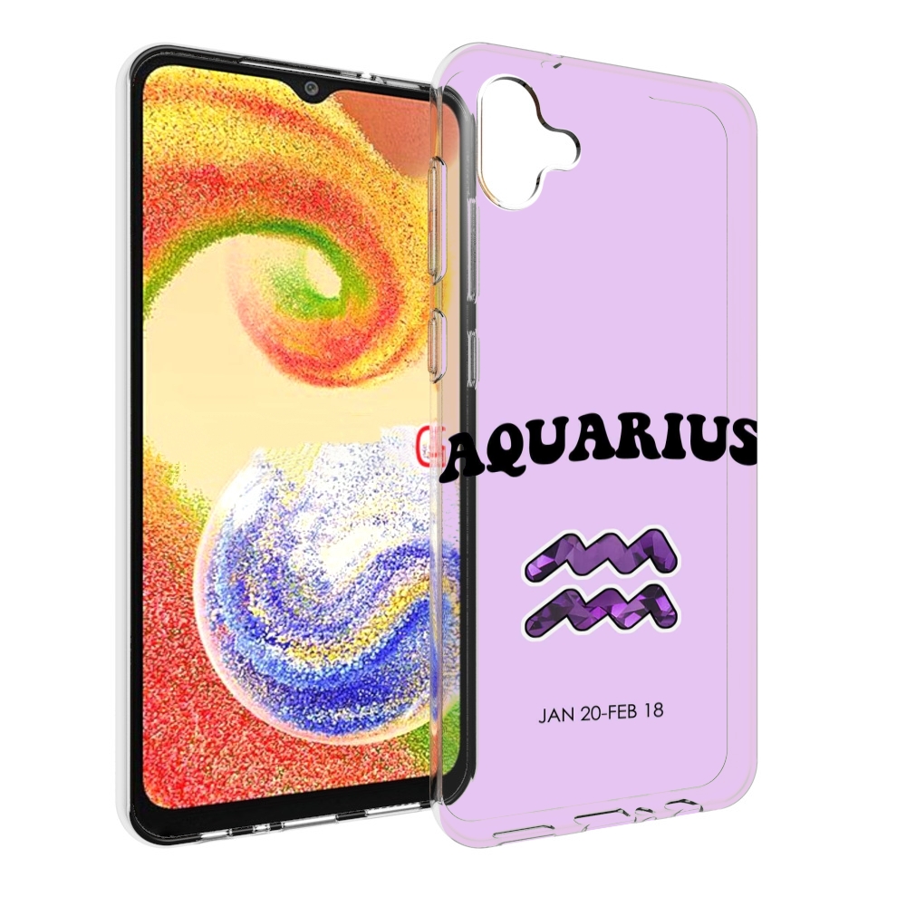 

Чехол MyPads знак зодиака водолеи 4 для Samsung Galaxy A04, Прозрачный, Tocco