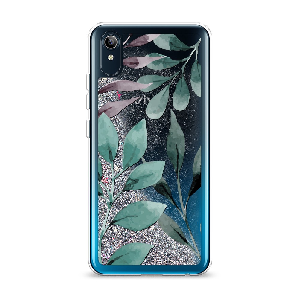 

Чехол Awog на Vivo Y91c/Y1s "Листы цветов", Разноцветный, 262891-1