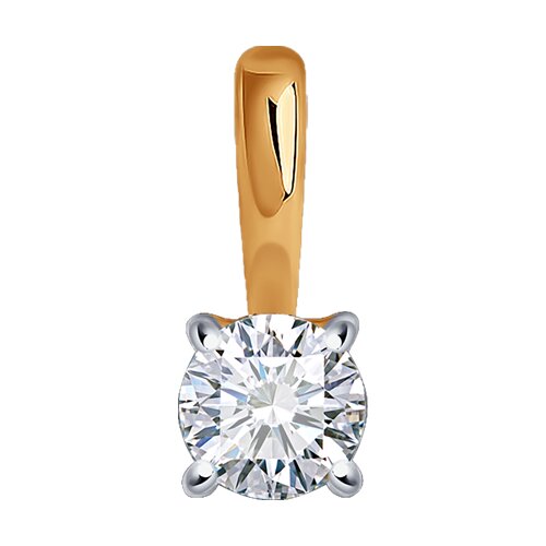

Кулон из красного золота SOKOLOV Diamonds 1030901, бриллиант, 1030901