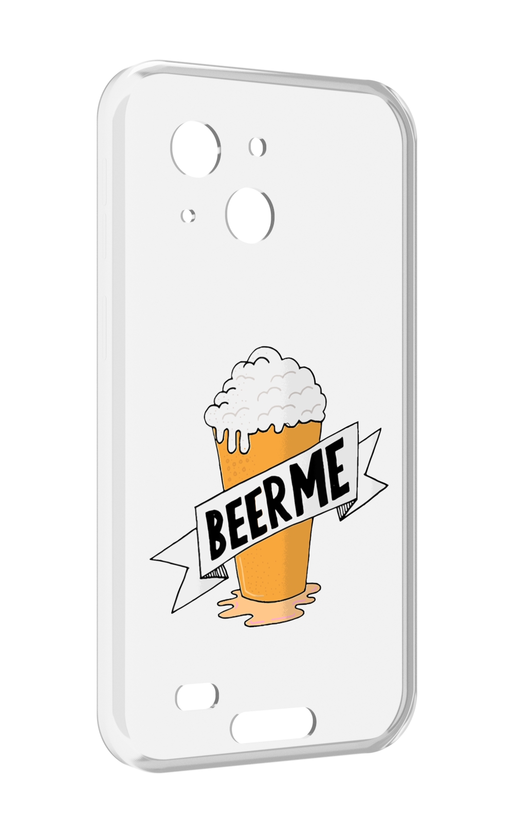 

Чехол MyPads Beer-me для Oukitel WP20 / WP20 Pro, Прозрачный, Tocco