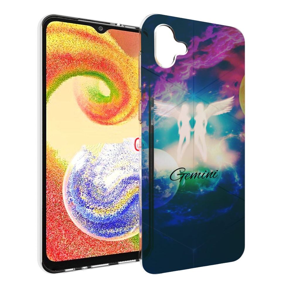 

Чехол MyPads знак зодиака близнецы 3 для Samsung Galaxy A04, Прозрачный, Tocco