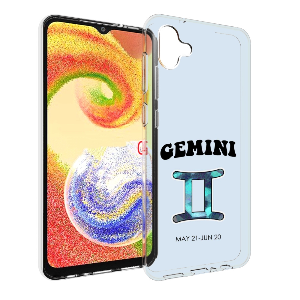 

Чехол MyPads знак зодиака близнецы 1 для Samsung Galaxy A04, Прозрачный, Tocco