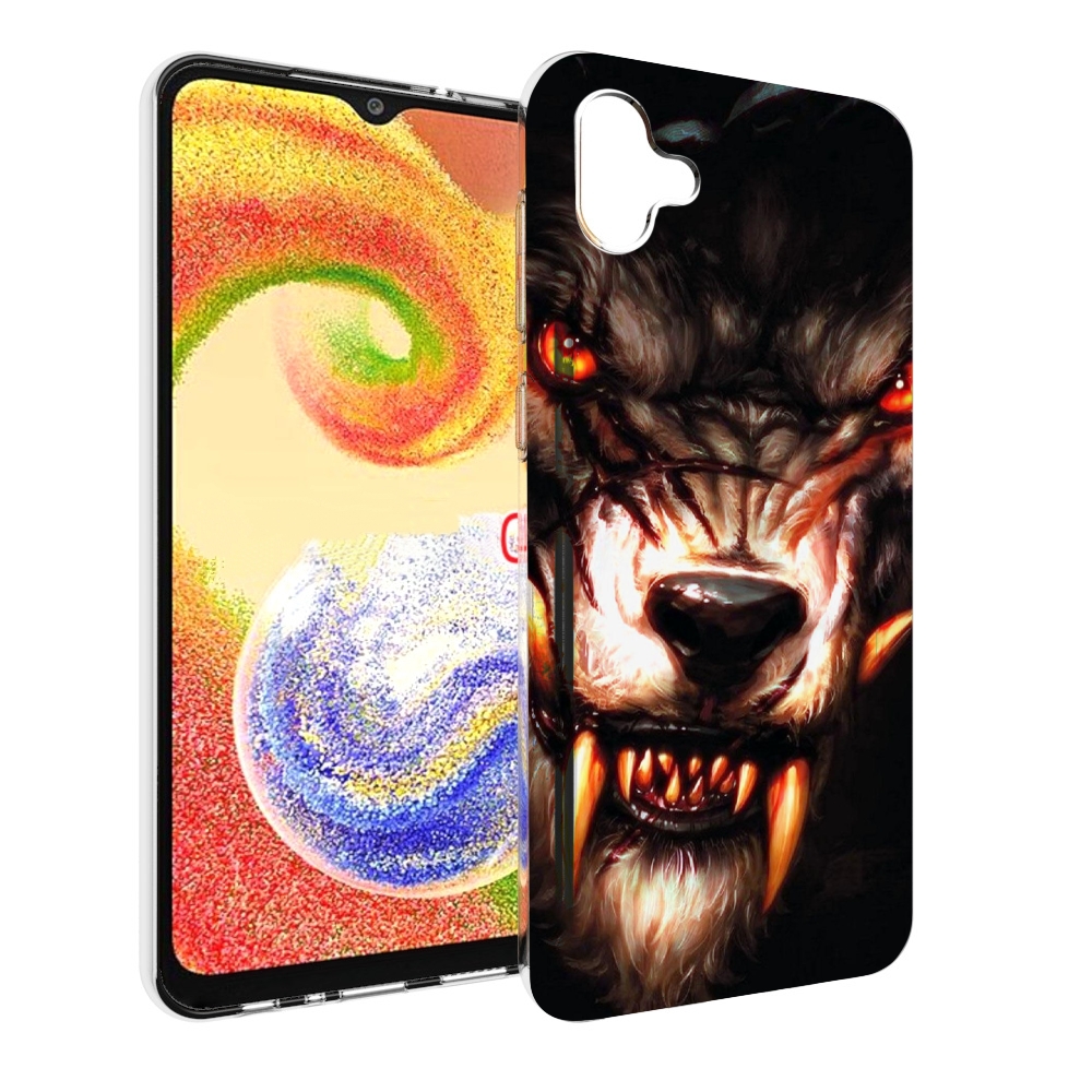 

Чехол MyPads злой голодный волк мужской для Samsung Galaxy A04, Прозрачный, Tocco