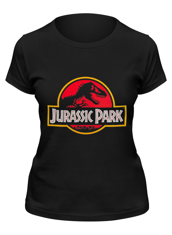 

Футболка женская Printio Jurassic park / парк юрского периода черная M, Jurassic park / парк юрского периода