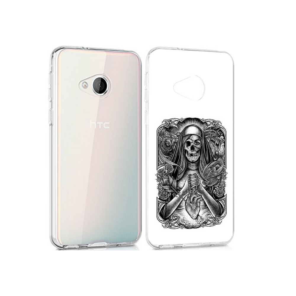 

Чехол MyPads Tocco для HTC U Play скелет с сердцем, Прозрачный, Tocco