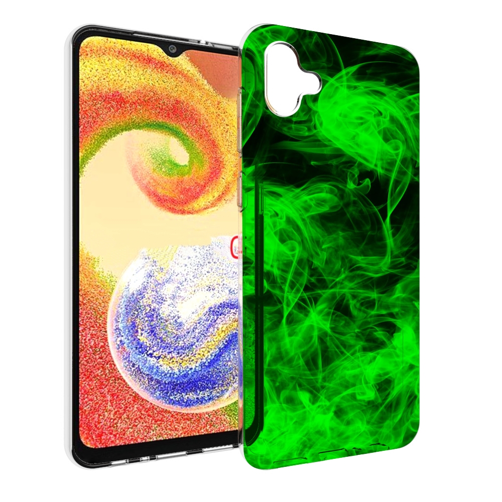 

Чехол MyPads зеленый-дымок для Samsung Galaxy A04, Прозрачный, Tocco