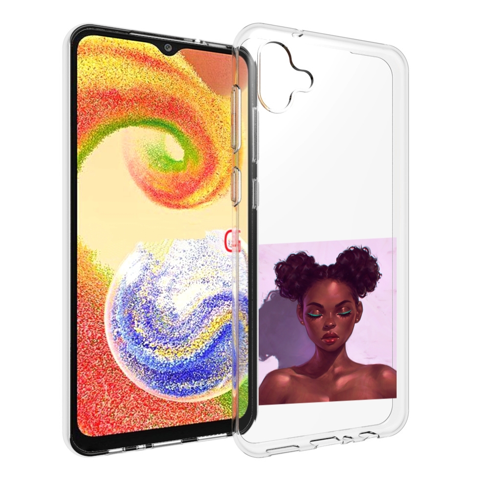 

Чехол MyPads зеленые-стрелки женский для Samsung Galaxy A04, Прозрачный, Tocco
