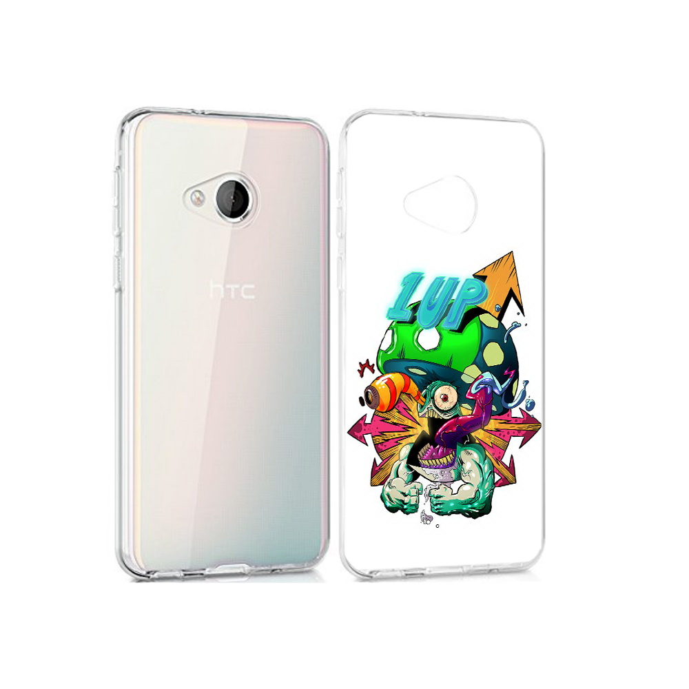 

Чехол MyPads Tocco для HTC U Play сильный гриб абстракция, Прозрачный, Tocco