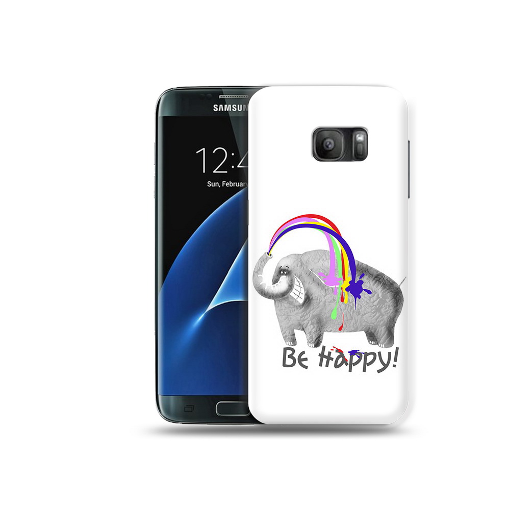 

Чехол MyPads Tocco для Samsung Galaxy S7 счастливый слон, Прозрачный, Tocco