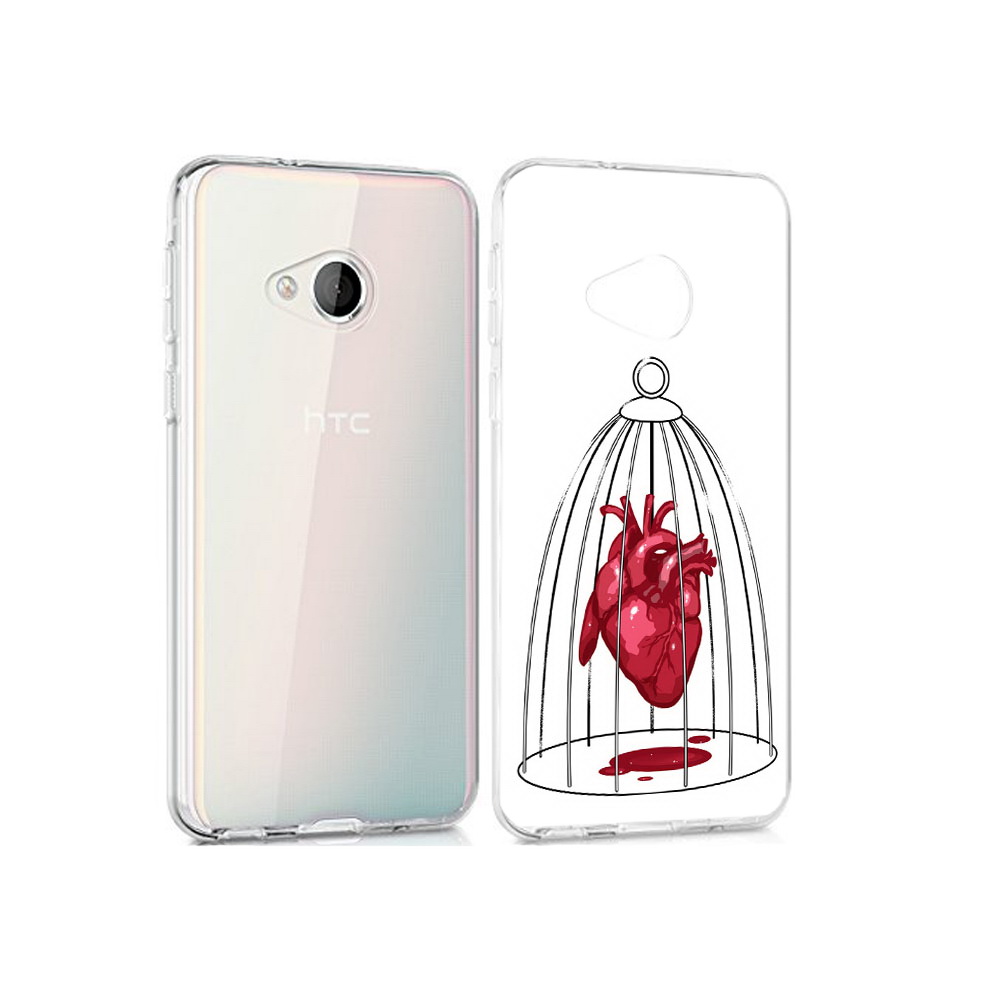 

Чехол MyPads Tocco для HTC U Play сердце в клетке, Прозрачный, Tocco
