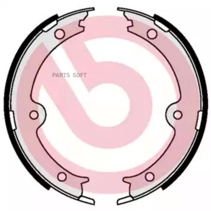 

Тормозные колодки brembo стояночного тормоза s83564, Колодки тормозные стояночного тормоза | зад |