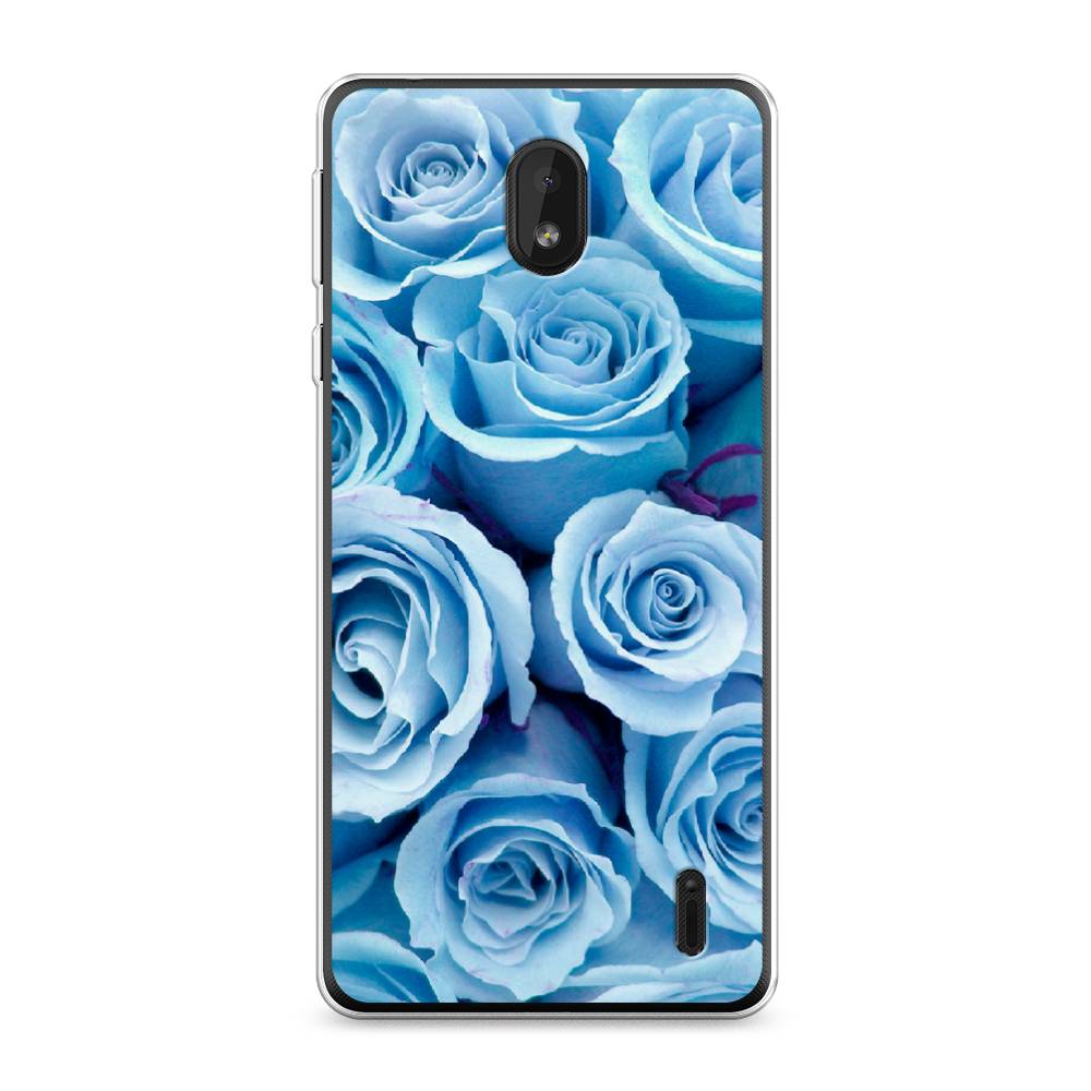 

Чехол Awog на Nokia 1 Plus / Нокиа 1 Plus "Лазурные розы", 122750-8