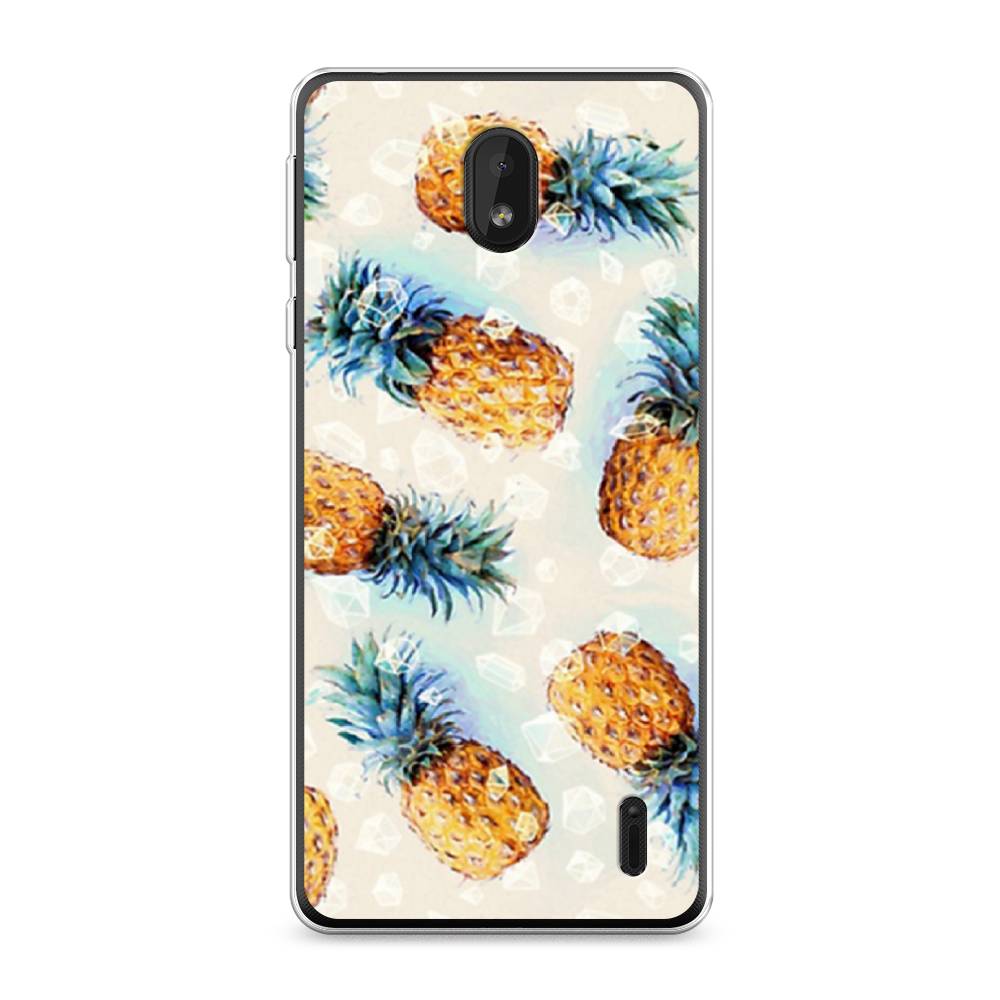 

Чехол Awog на Nokia 1 Plus / Нокиа 1 Plus "Ананасы", 122750-3