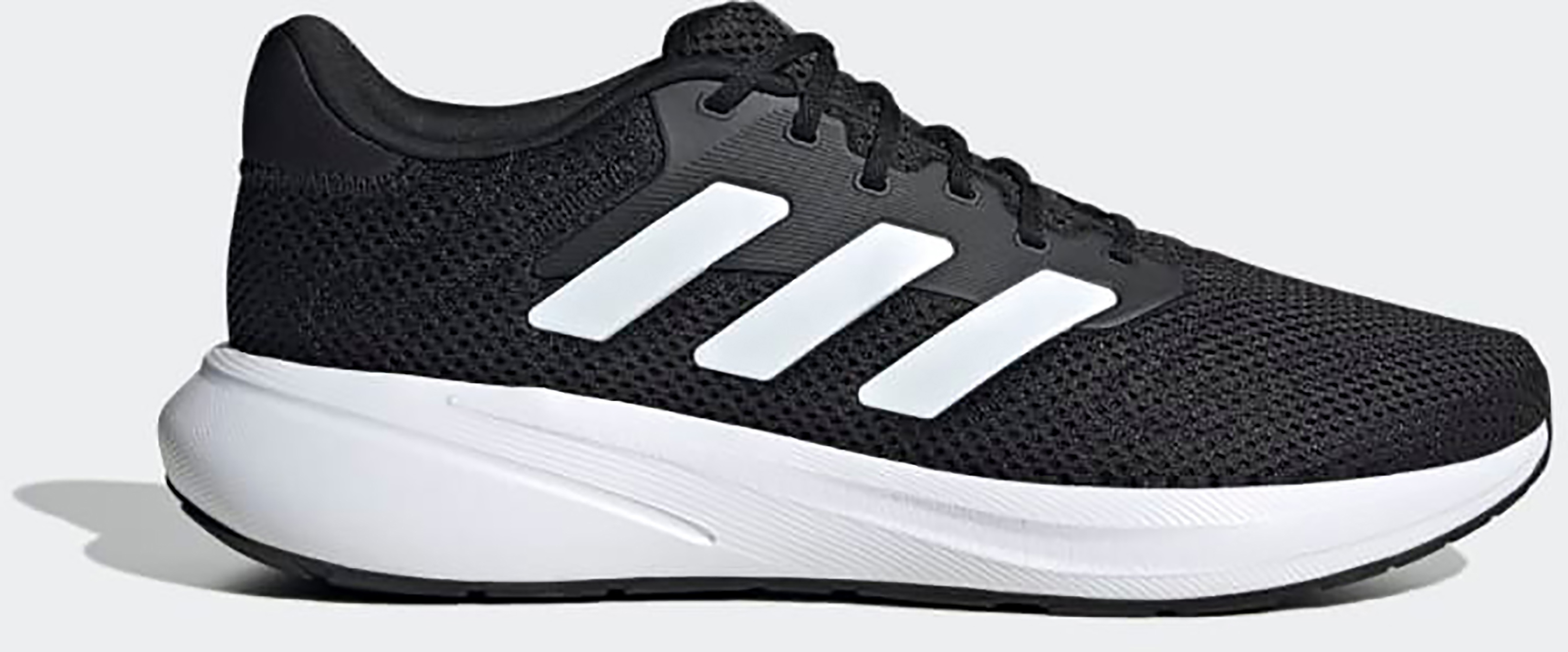 

Кроссовки мужские Adidas Response Runner U черные 12 UK, Черный, Response Runner U