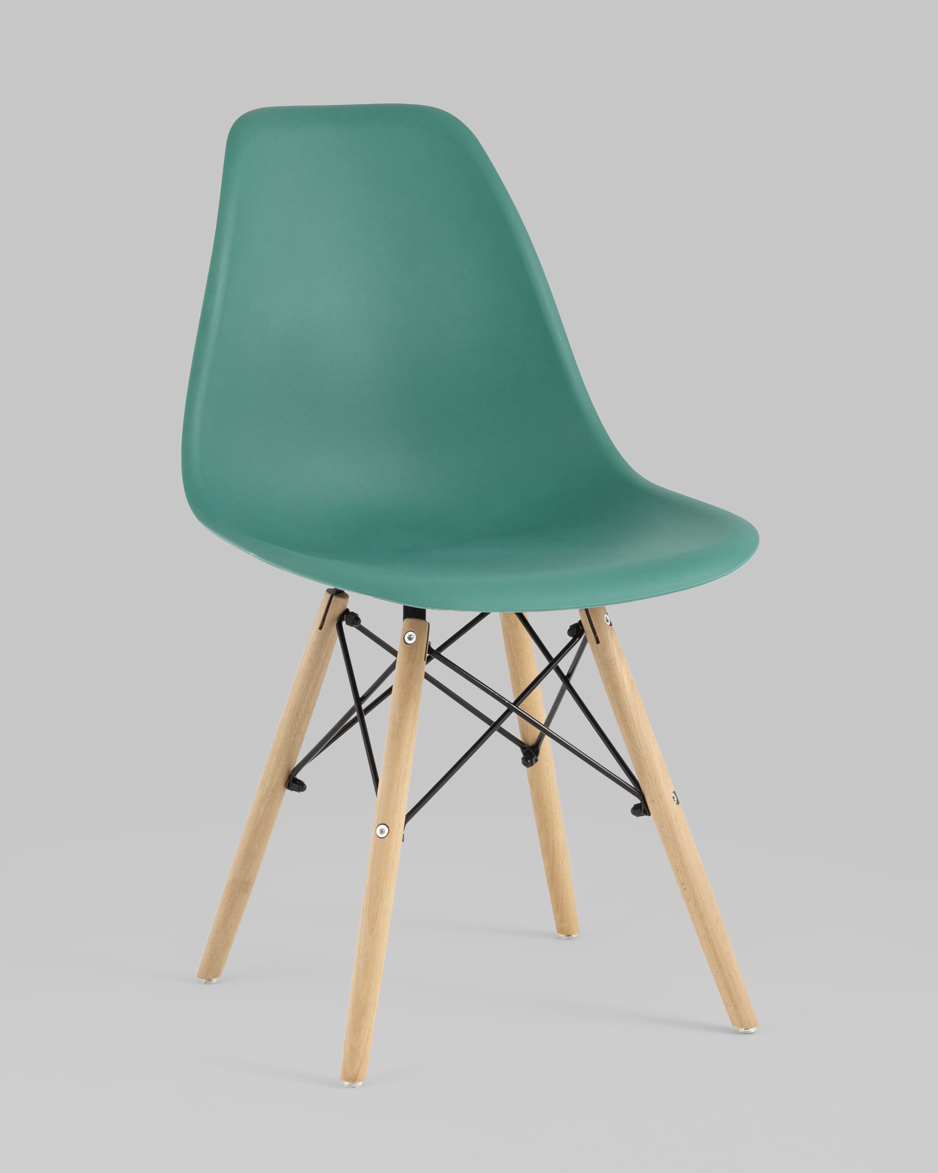 фото Стул dsw серо-зеленый stool group