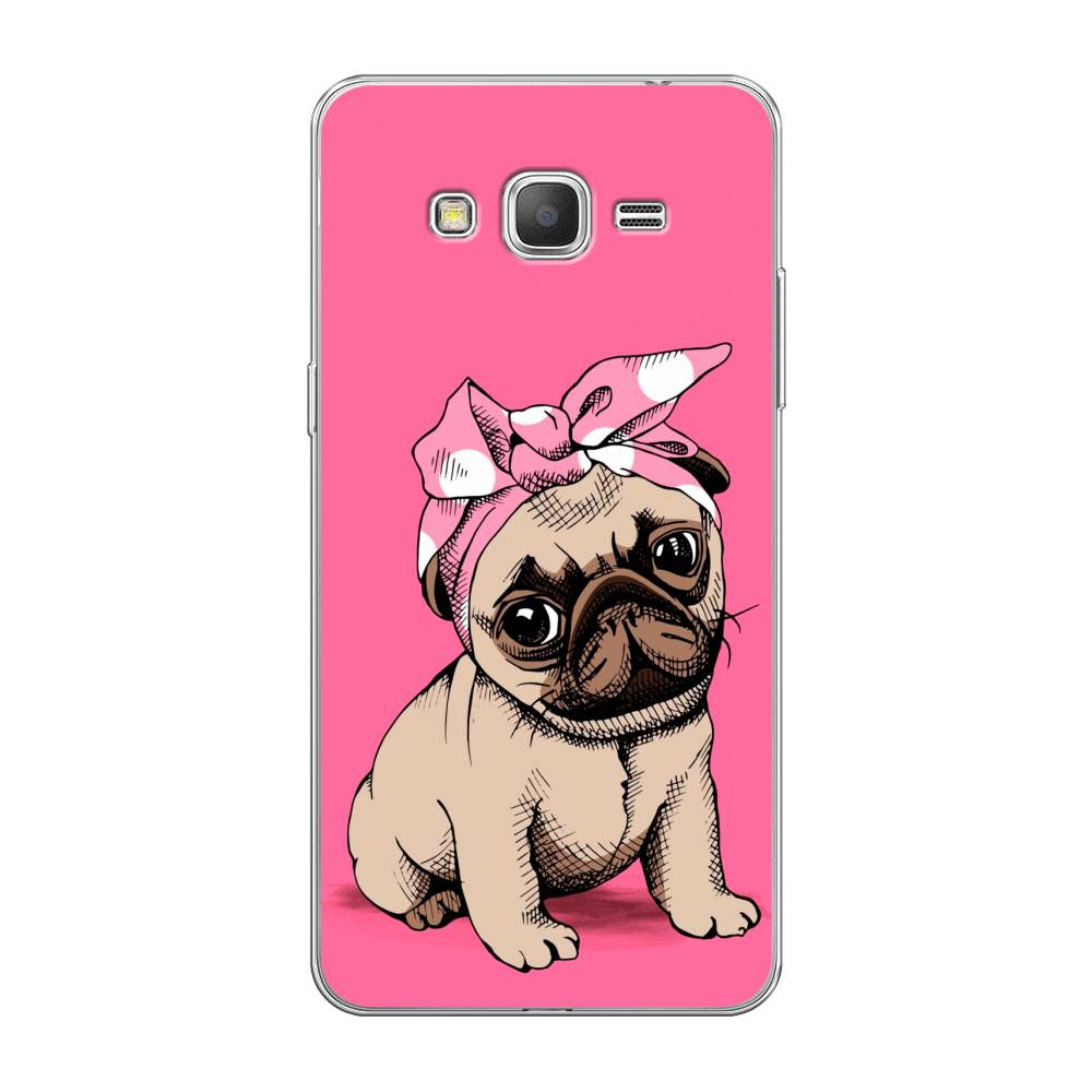 фото Чехол awog "dog pin-up" для samsung galaxy grand prime