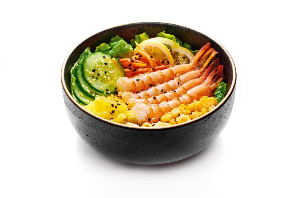 Салат М-Кухня Боул с креветками 200 г