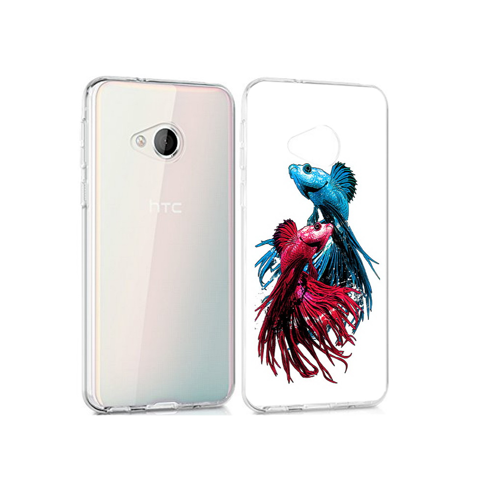 

Чехол MyPads Tocco для HTC U Play рыбы петушки, Прозрачный, Tocco