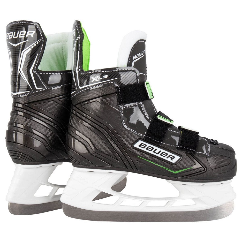 

Коньки хоккейные Bauer X-LS YTH, черный, размер 10.0 R, Зеленый;черный, X-LS YTH
