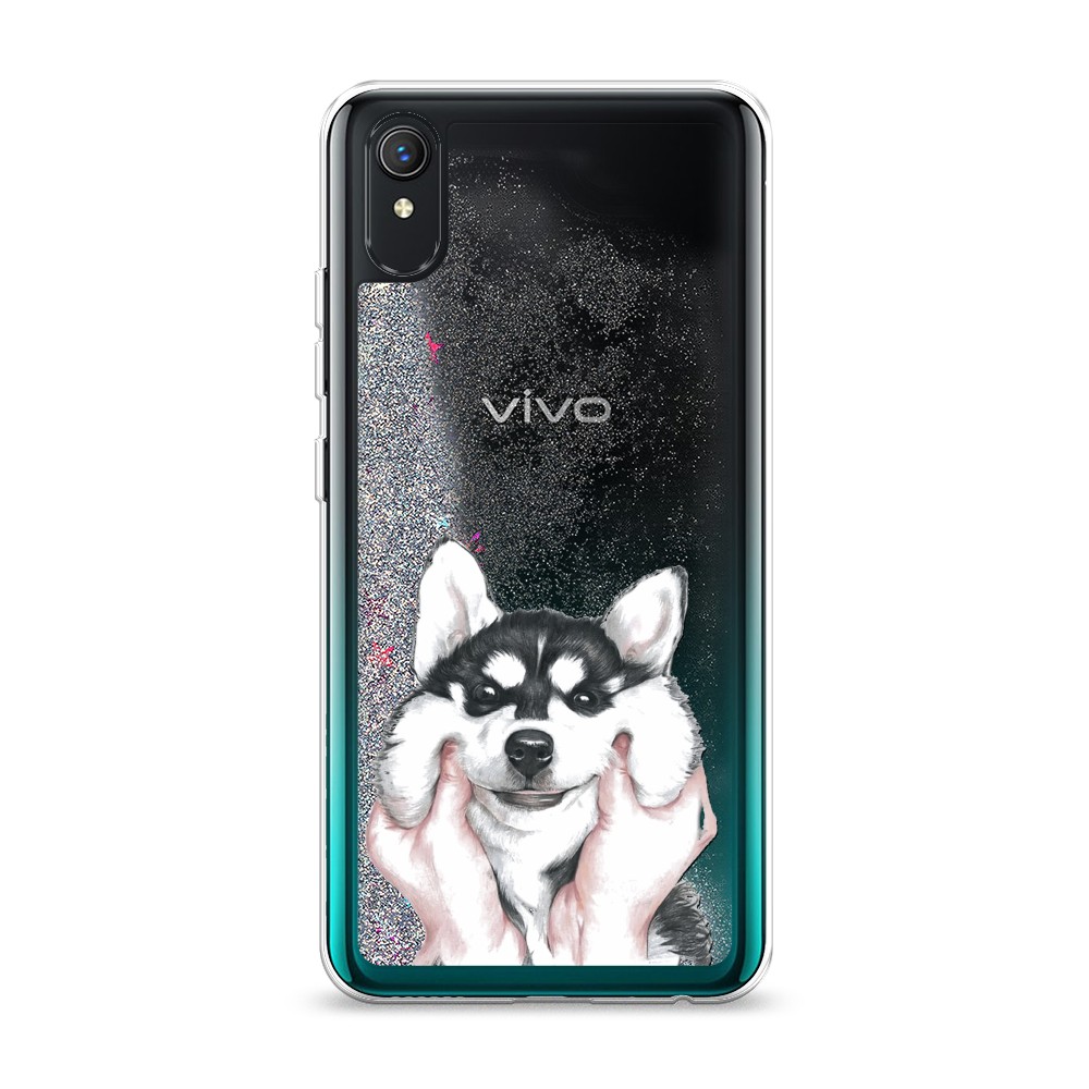 

Чехол Awog на Vivo Y91c/Y1s "Щечки хаски", Разноцветный, 263291-1