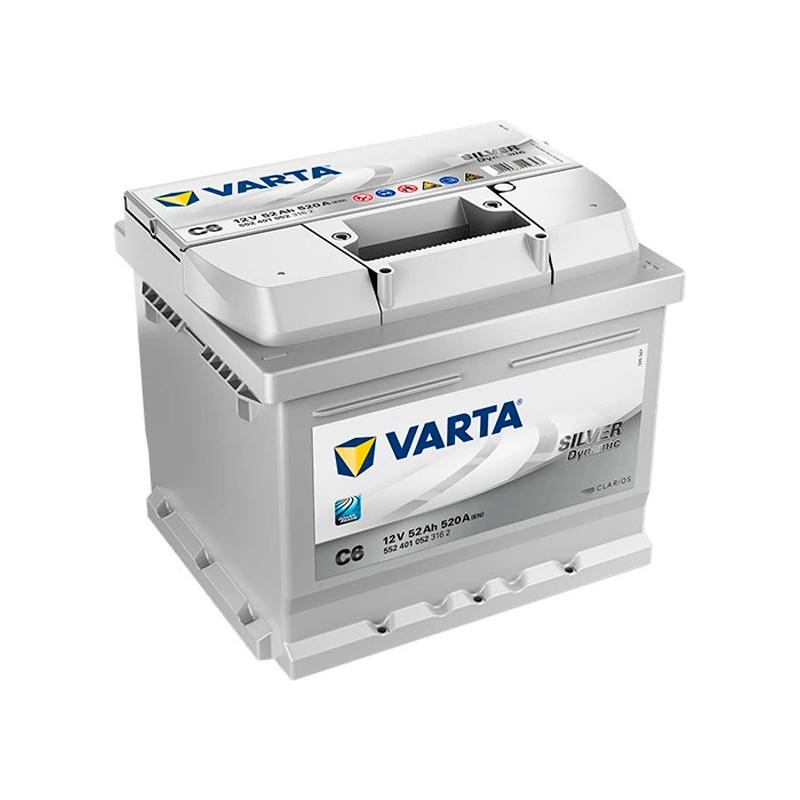 фото Аккумулятор легковой varta silver dynamic c6 52 а/ч 520а обратная полярность