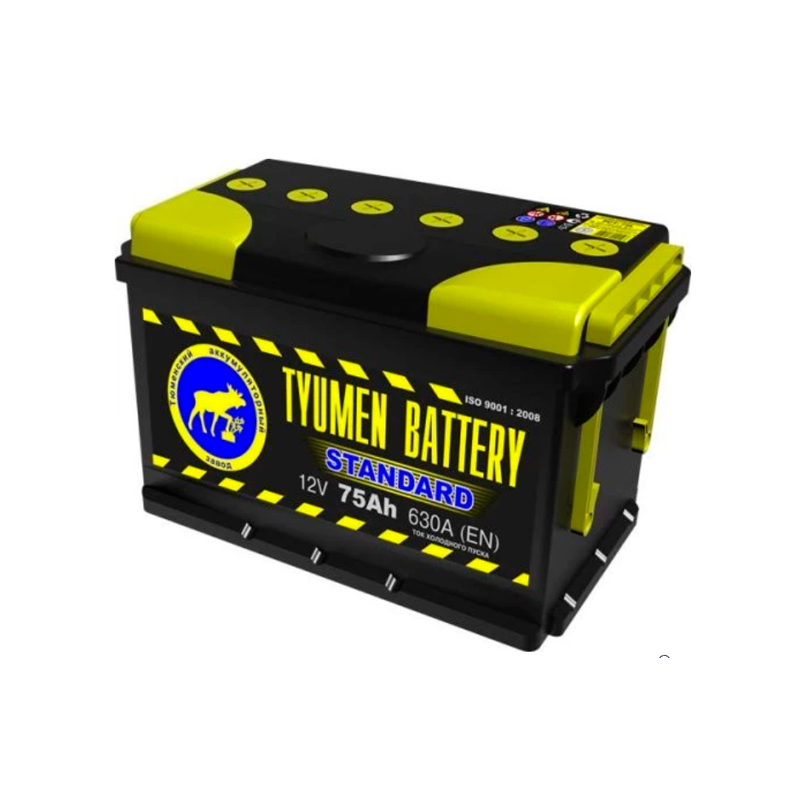 фото Аккумулятор легковой tyumen battery standard 75 а/ч 660а обратная полярность