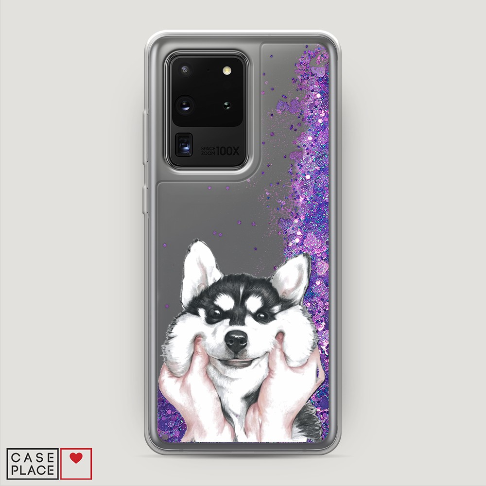 

Чехол Awog на Samsung Galaxy S20 Ultra "Щечки хаски", Разноцветный, 29492-1