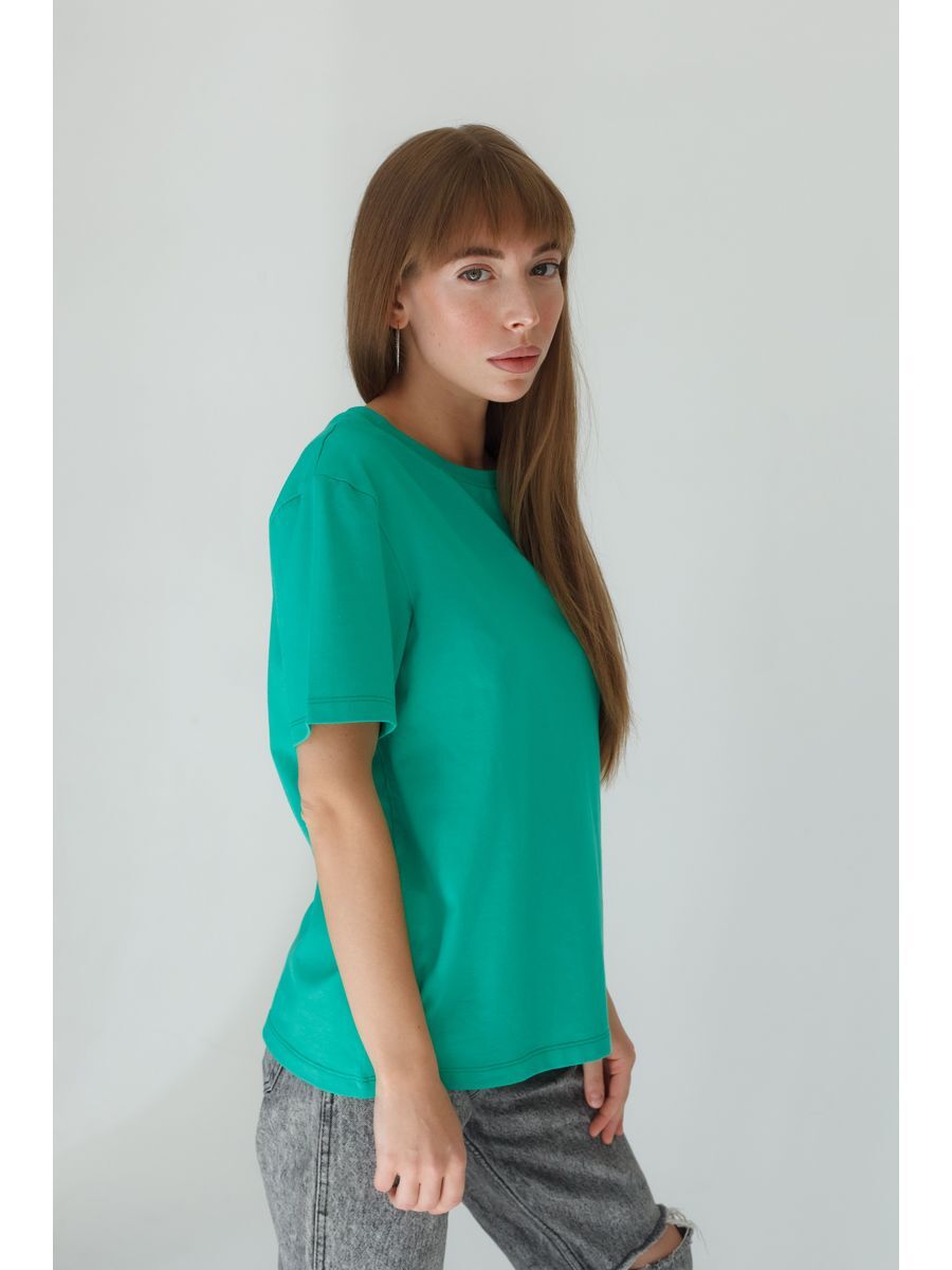 

Футболка женская NoBrand TZ111 зеленая 44-46 RU, Зеленый, TZ111